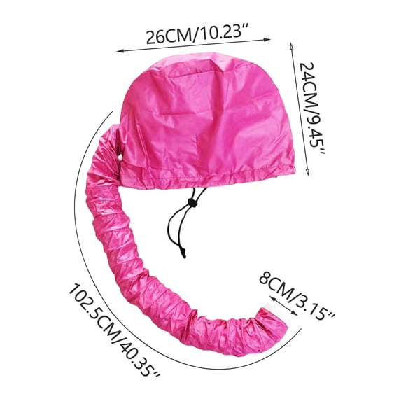 Hair Dryer Bonnet Cap Adjustable Drawstring Warm Air Hood for Deep Conditioning Styling At Home Salon Use YYUZH