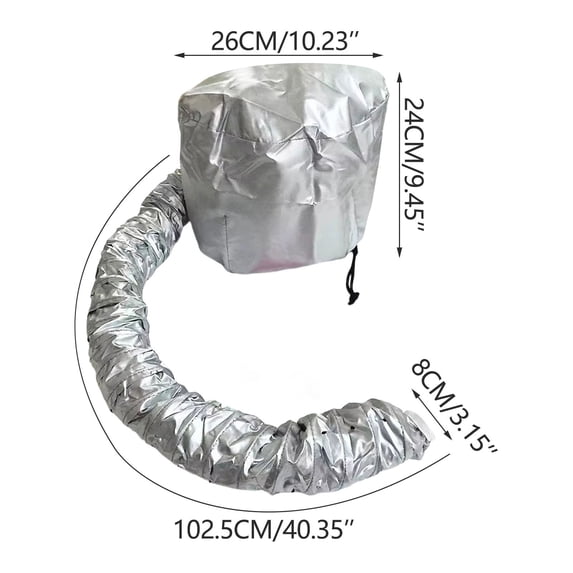 Hair Dryer Bonnet Cap Adjustable Drawstring Warm Air Hood for Deep Conditioning Styling At Home Salon Use YYUZH