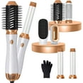 thumbnail image 1 of Hair Dryer Brush 5 in 1 One Step Professional Hot Air Brush Set for Fast Drying, Curling Drying, Straightening Combing, Hair Styler [Ceramic Coating] [Negative Ion] 110000 RPM, 1 of 7