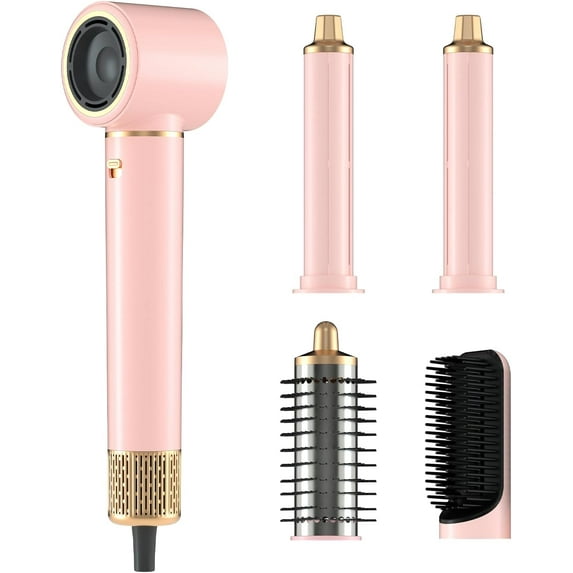 Hair Dryer Brush 5 in 1,cnv Hair Styler, 110,000 RPM High-Speed Negative Ionic Hair Dryer Fast Drying, Professional Multi Blow Dryer Brush for Curling Volumizing Straightening Styling