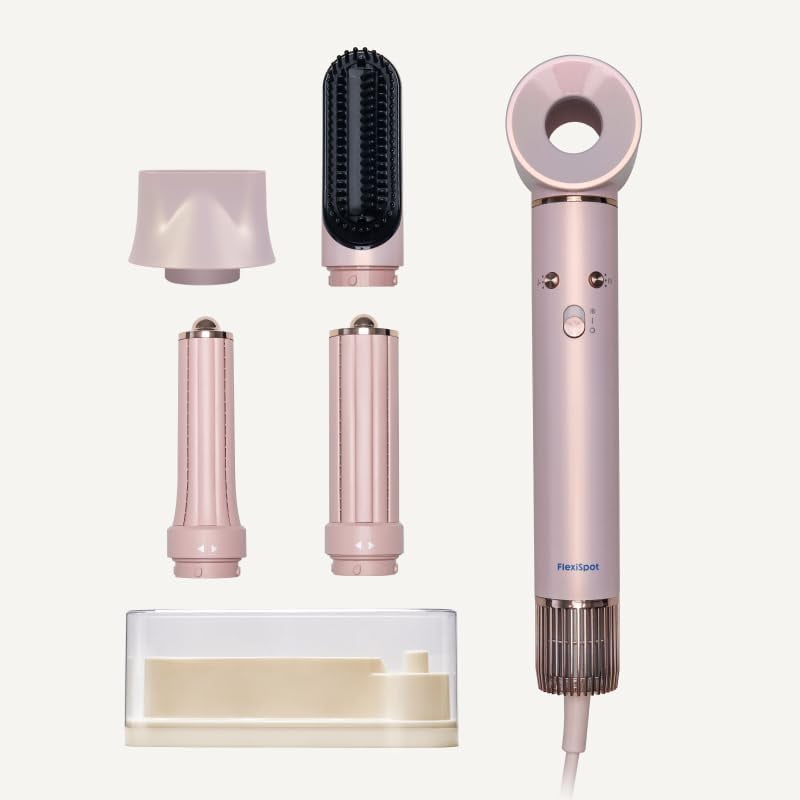 Hair Dryer Brush, 5 in 1 HighSpeed Negative Ionic Hair Dryer Fast