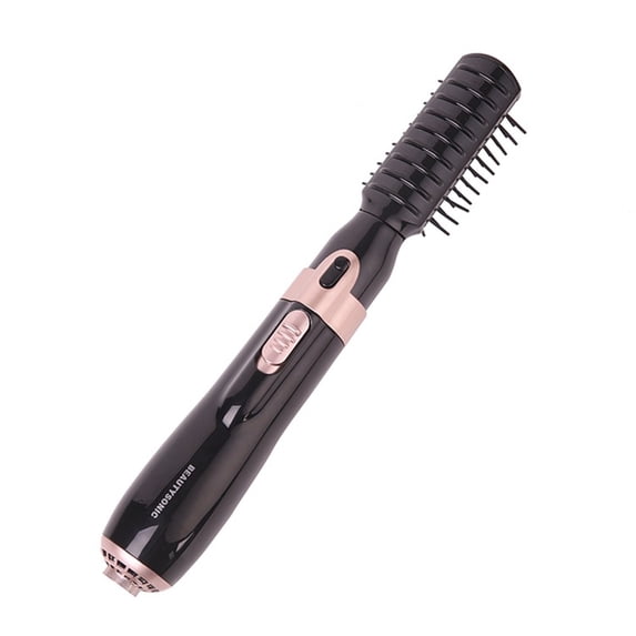 Hair Dryer Brush Black US Plug - Auto Rotating Ionic with 4 Interchangeable Heads for Styling Volumizing Detangling