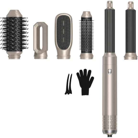 Hair Dryer Brush Blow Dryer Brush in One 6 in 1 Hair Styler 110,000 RPM Air Curler Wrap Styler Hot Air Brush Blowout Brush Hair Styling Tools for Curling Straightening Volumizing Styling Drying