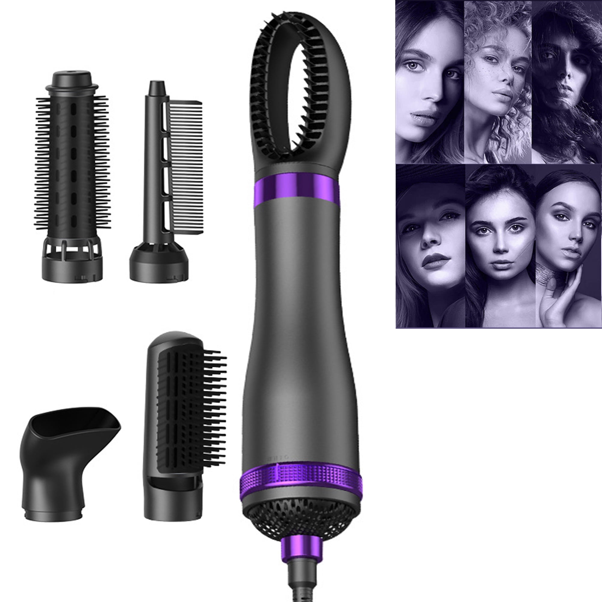 Hair Dryer Brush Straightener Brush 5 in 1 Hair Dryer Brush