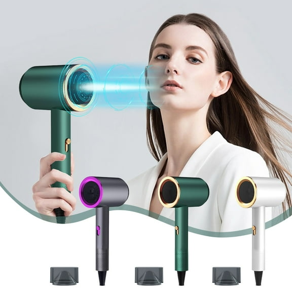 Hair Dryer, CXALSSY 110000RPM Professional Hair Dryers, Not 1875 Watts Revair Hair Dryer with Diffuser, Best Hairdryer for Women Men, Low Noise Hairdryer White
