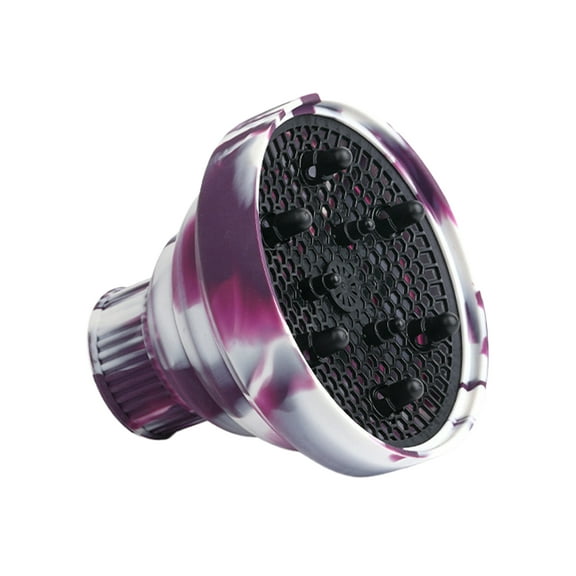 Hair Dryer Diffuser Attachment,Silicone Hair Diffuser Adjustable Hair Dryer Diffuser,Portable Hair Dryer Accessories Professional Diffuser Attachment for Travel