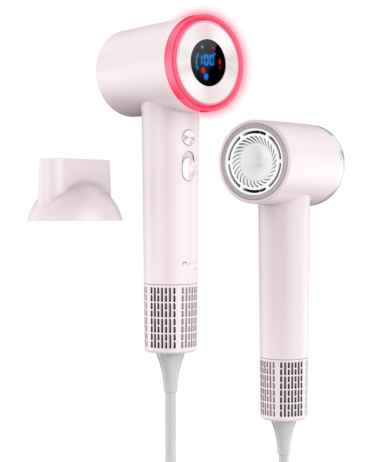 OSOU Hair Dryer, High Speed Fast Drying Hair Dryers, Negative Ionic Portable Blow Dryer with 110000 RPM Motor, Lightweight Low Noise Thermo-Control Hairdryer with Nozzle for Home, Travel