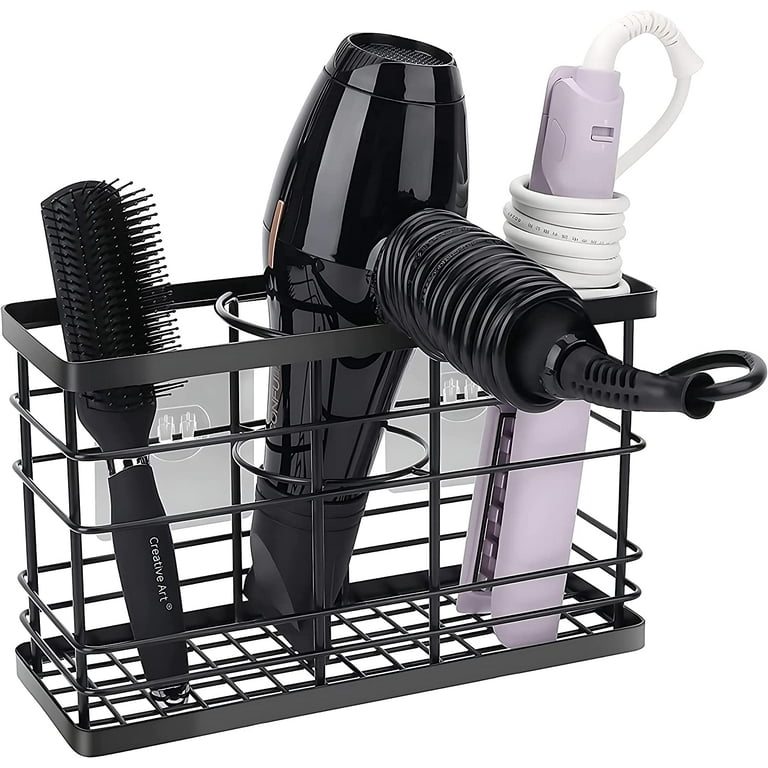 Hair dryer and curling iron holder top