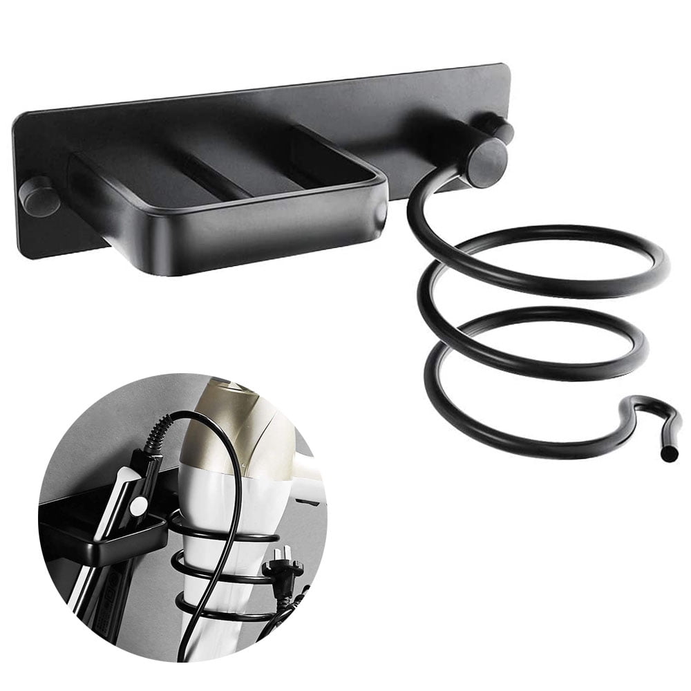 Hair Dryer Holder Wall Mount Compatible , Hair Dryer Blow Diffuser