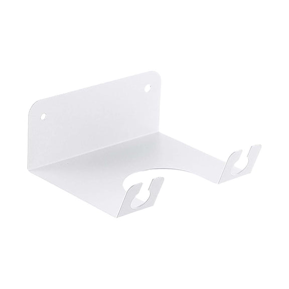 Hair Dryer Holder Wall Mount Steel Material No Drill Scratch Resistant with Organizer for Bathroom Salon Storage