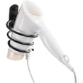 thumbnail image 1 of Hair Dryer Holder,Wall Mounted Spiral Hair Dryer Shelf,Bathroom Stainless Steel Hair Dryer Bracket,Self-Adhesive Hair Dryer Storage Rack (Black), 1 of 7