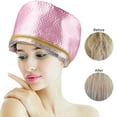 thumbnail image 1 of Hair Dryer Hood Practical Hair Steamer Cap, Deep Conditioning Women Heating Thermal Heat Cap, Hooded Bonnet Head Band for Drying Styling Curling Deep Conditioning, Pink, 1 of 11