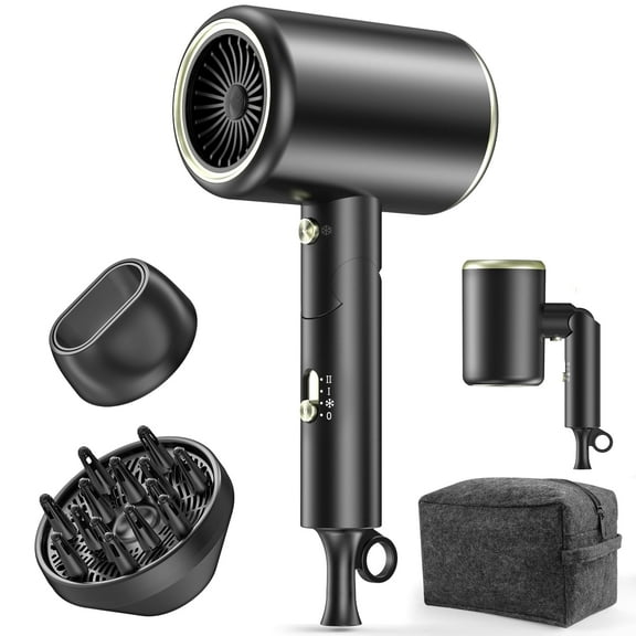 Hair Dryer,Juyafio 150000RPM Upgraded Professional Ionic Blow Dryer with diffuser for Women Men