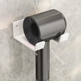 thumbnail image 1 of Hair Dryer Organizer, Wall Mount No Drilling Bathroom Storage Rack, Hair Tool Holder for Cabinet Door, White, by Zovey, 1 of 6