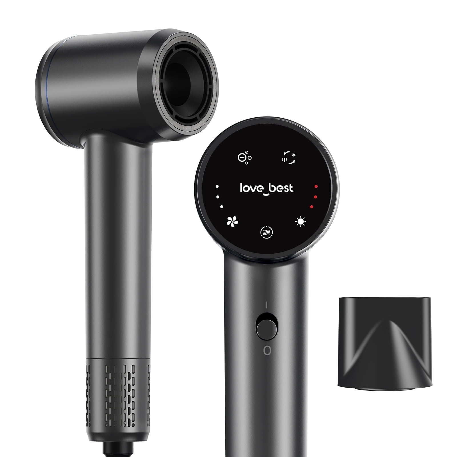Hair Dryer, Professional Ionic Hair Dryer for Fast Drying, Low Noise and Quiet, Lightweight, 600 Mmillion Negative lonic High-Speed Hair Blow Dryer Without Hair Damage for Women, Men, Travel, Salon