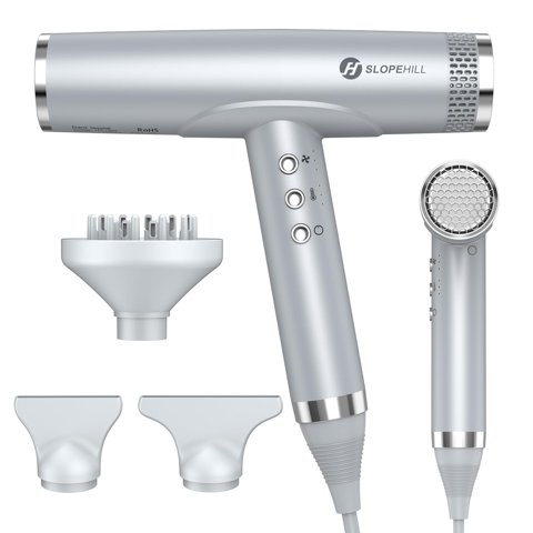 Hair Dryer, Professional Ionic Hairdryer, High-Speed Blow Dryer for Fast Drying, Home & Salon & Travel, Low Noise, Lightweight Compact Ceramic Blowdryer
