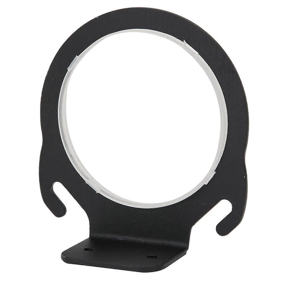 Hair Dryer Rack Organizer Lightweight Aluminum Hole Free Blower Storage Accessory Matte Black