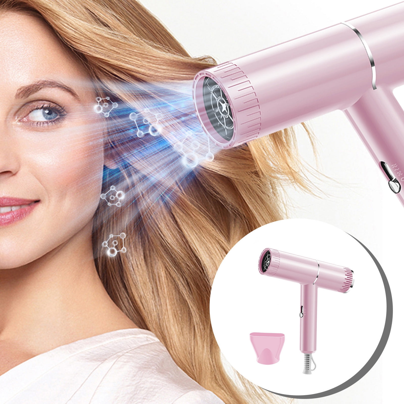Hair Dryer, (Safety Upgraded) 1800W Professional Ionic Hairdryer for Hair Care, Powerful Hot/Cool Wind Blow Dryer, ETL, UL and ALCI Safety Plug Hair Dryer, (Safety Upgraded) 1800W Professional Ionic Hairdryer for Hair Care, Powerful Hot/Cool Wind Blow Dryer, ETL, UL and ALCI Safety Plug
