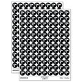 thumbnail image 1 of Hair Dryer Solid 200+ Round Stickers - Black - Gloss Finish - 0.50" Size, 1 of 3