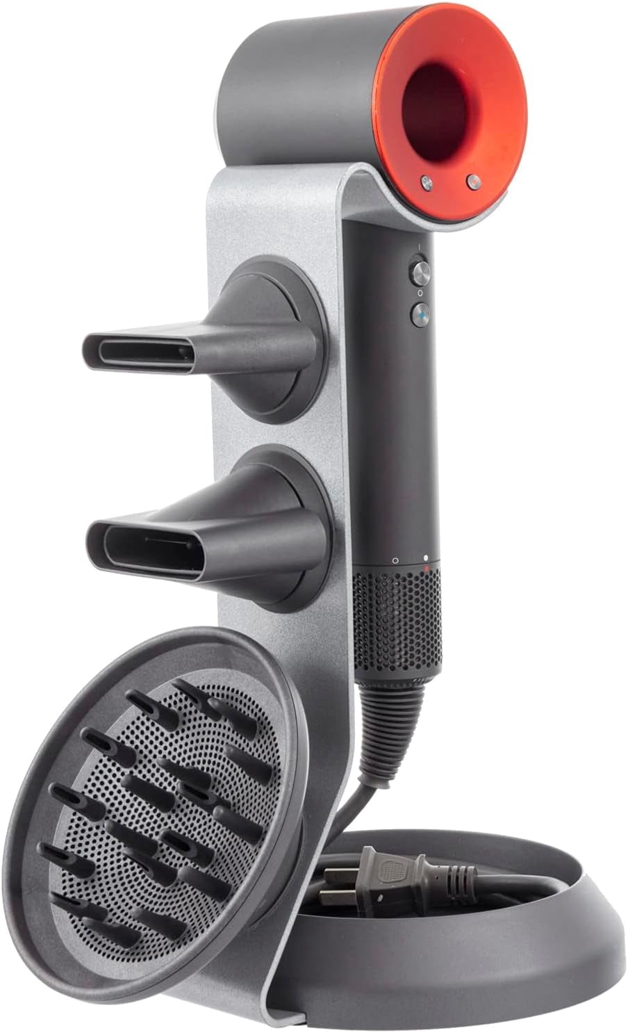 Hair Dryer Stand Holder For Hair Dryer, 5In1 Aluminum Alloy