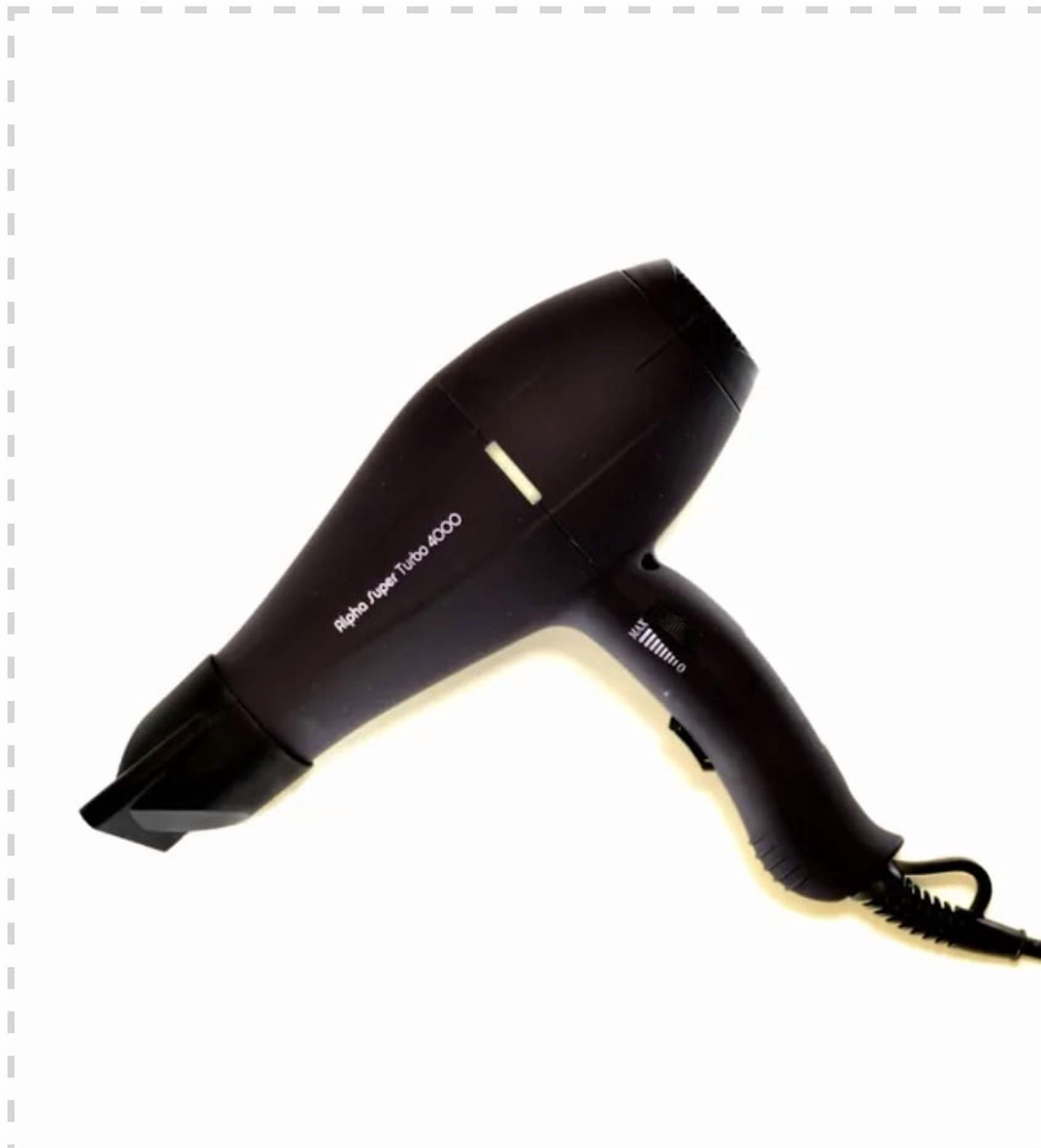 Hair Dryer Super Turbo 4000 Black Watt 2300 ALPHA NEW YORK