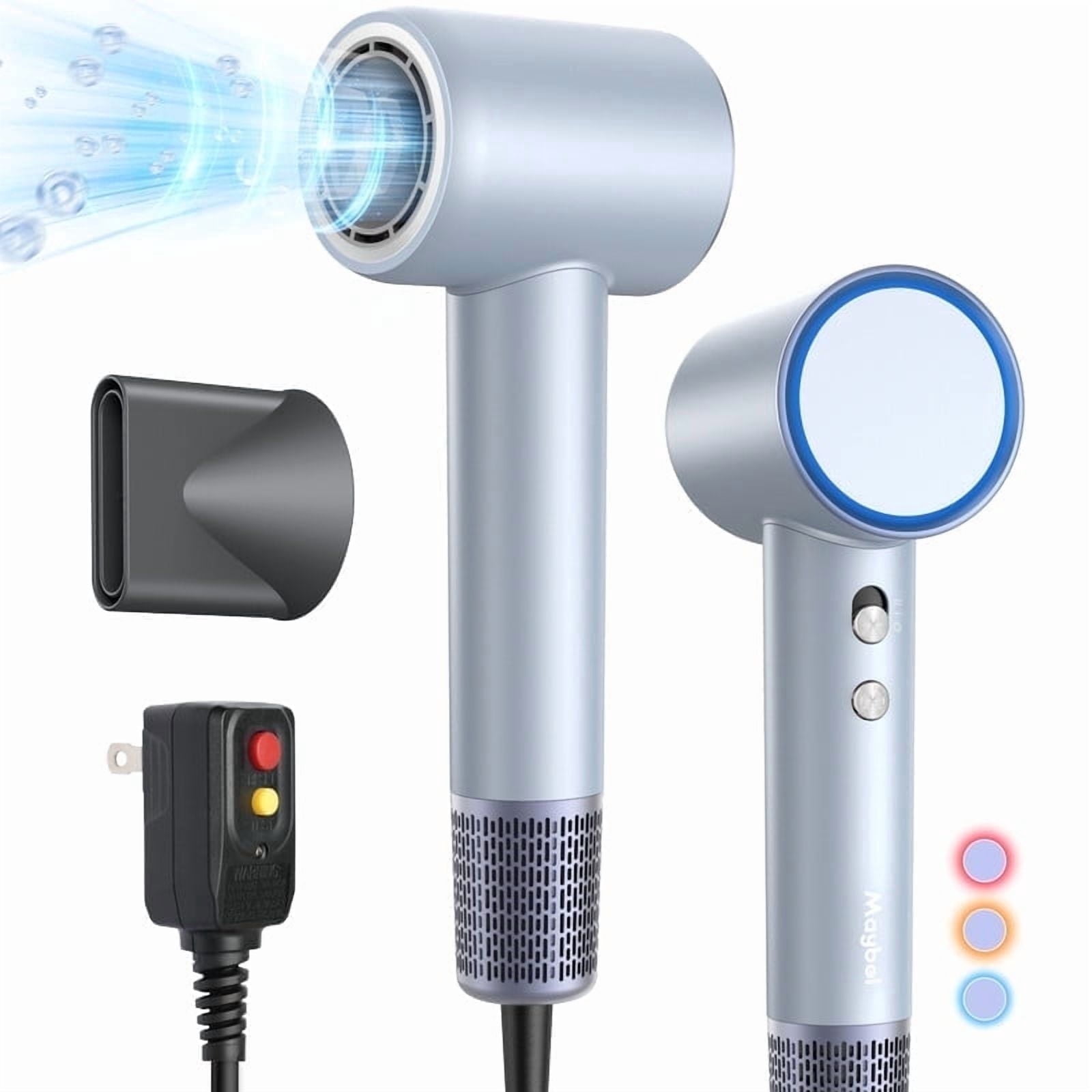 Hair Dryer, 110000 RPM Ionic Travel Blow Dryer Hair Care Fast Drying New Years Gifts for Women Men, Blue