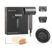 Hair Dryer with 2 Styling Nozzles - Quick Drying and Hydrating - Perfect for Home, Hotel, and Hair Salon Use