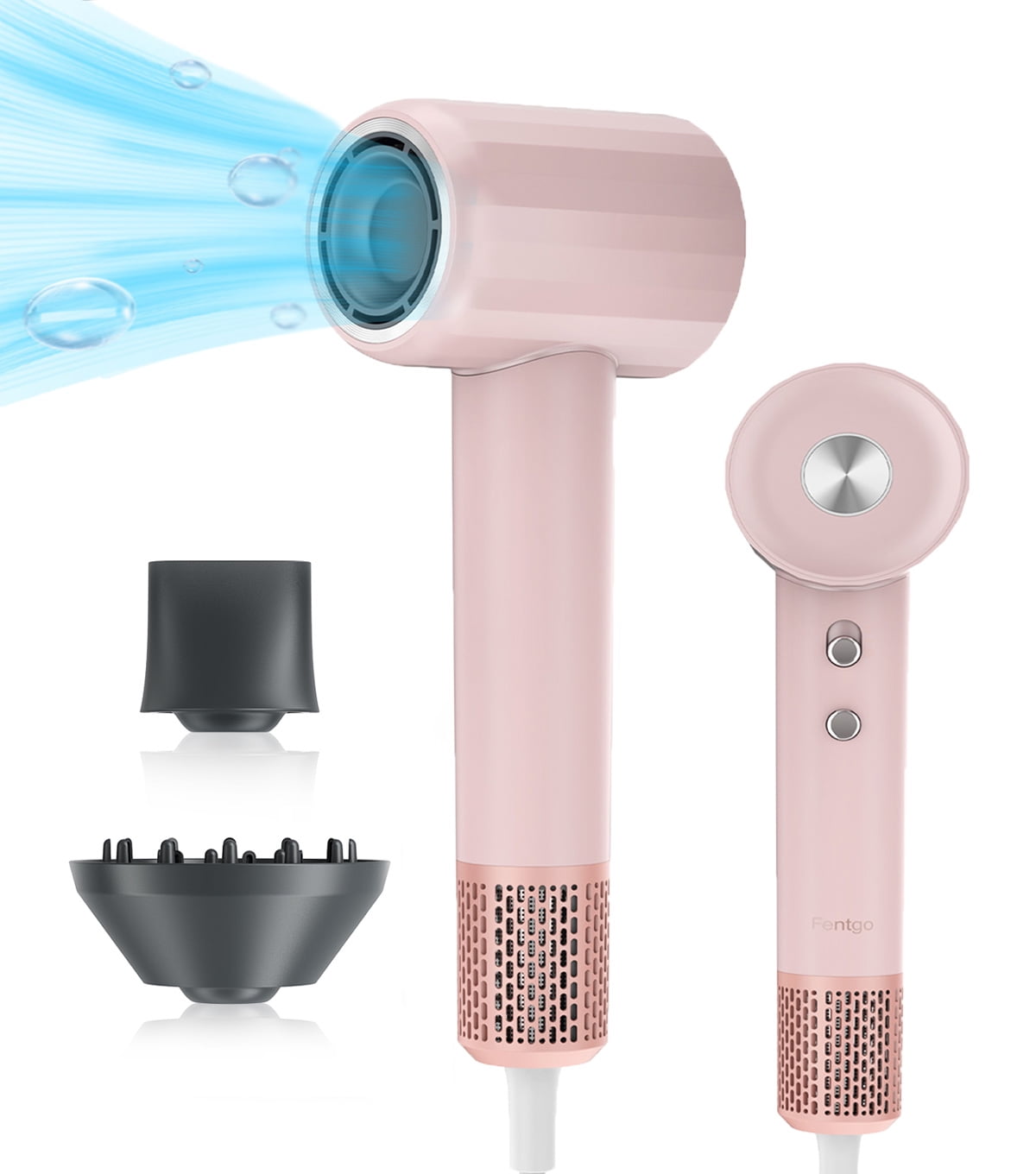 Fentgo High Speed Hair Dryer with Diffuser, Ion Blow Dryer