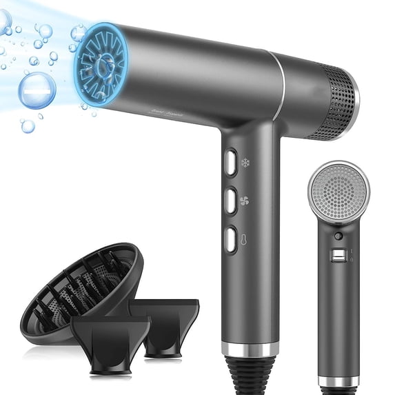Hair Dryer with Unique Brushless Motor | Intelligent Fault Diagnosis | Innovative Microfilter | Oxy Active Technology | Led Display