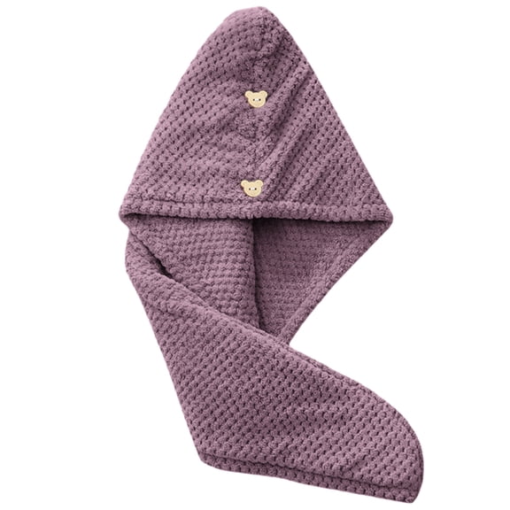 Hair Drying Hair Towel For Women Soft Microfiber Turban Wrap In Assorted Color Quick Drying Hair Plopping Towel