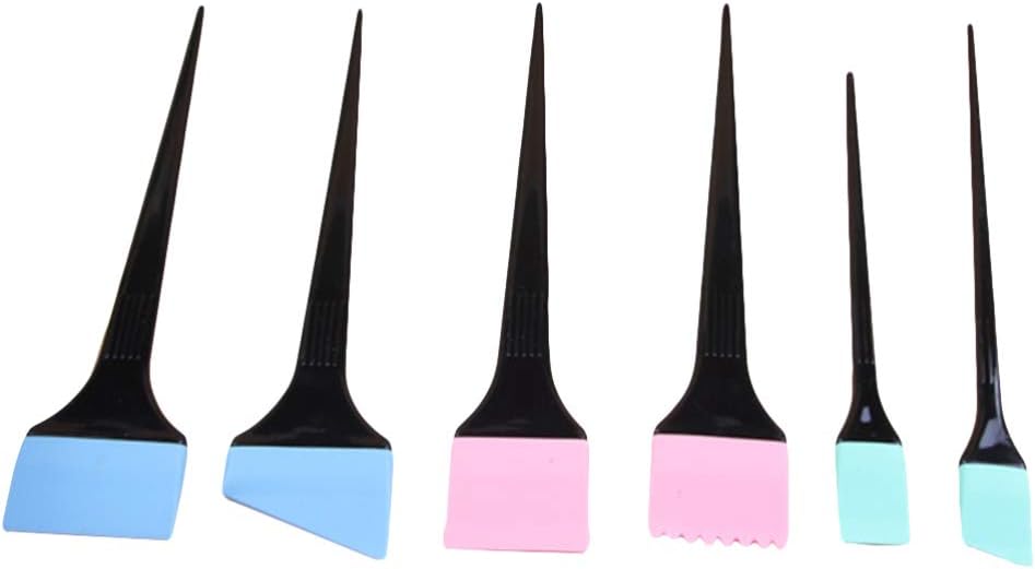 Hair Dye Applicator Hair Color Brushes Silicone Hair Dyeing Brushes