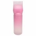 thumbnail image 1 of Hair Dye Awwp Clear Out Stock! Hair Dye Bottle*1 Root Comb Bottle Applicator 6 Ounce Oil Applicator for Hair Dye Hair Oiling Applicator with Graduated Scale, Pink, 1 of 5
