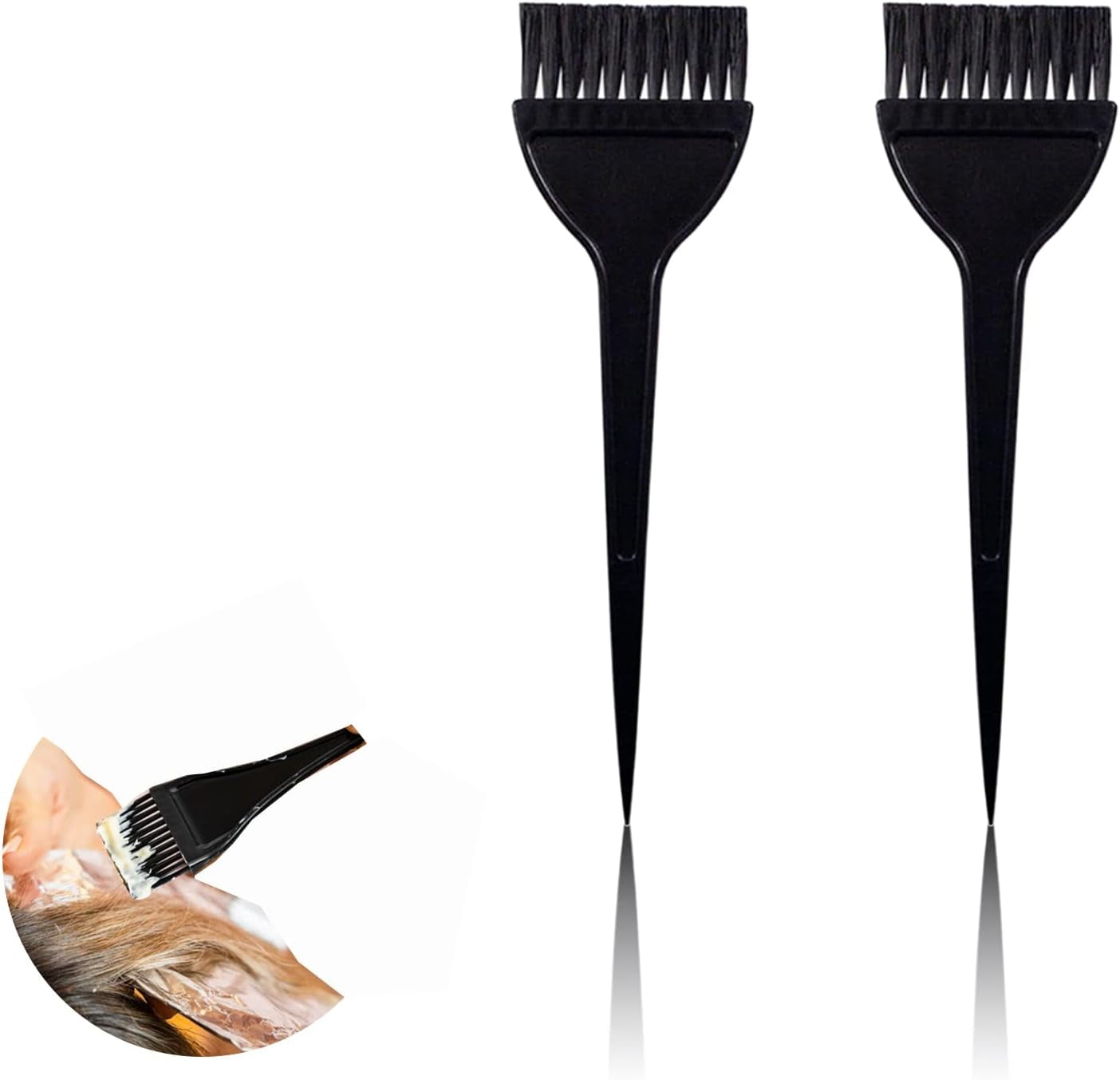Hair Dye Brush, 2 Pcs Tint Brush Hair Colour Brush Hair Dyeing Comb