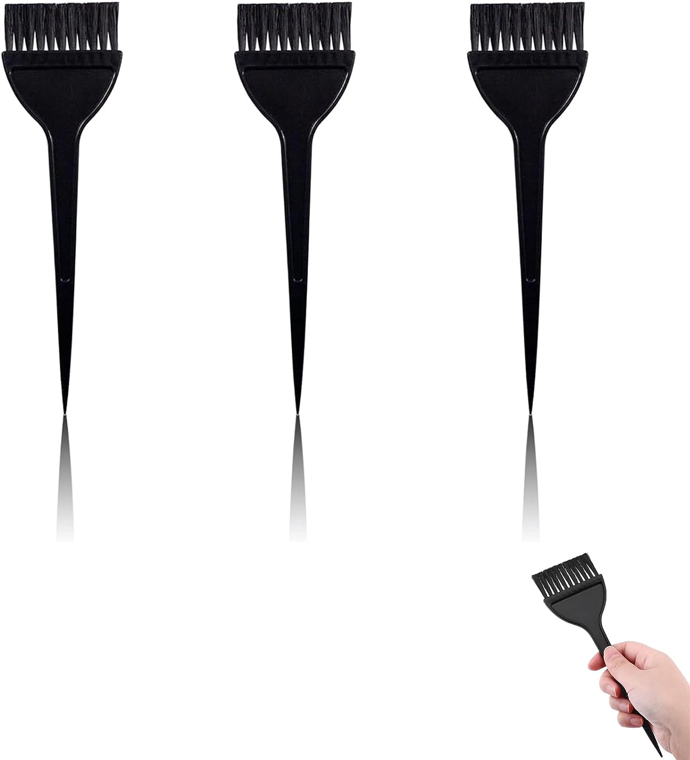 Hair Dye Brush, 3 Pcs Tint Brush Hair Colour Brush Hair Dyeing Comb