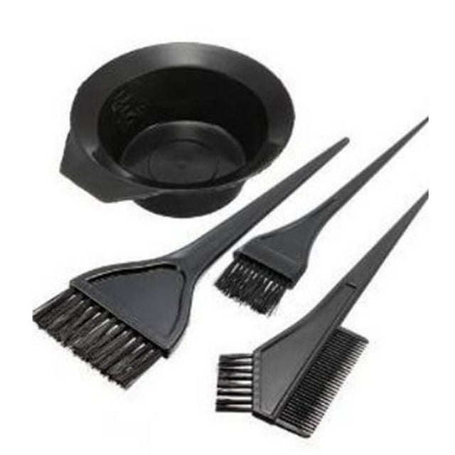 Hair Dye Color Brush and Bowl Set, 4Pcs Color Bowl Brushes Tool Mixing