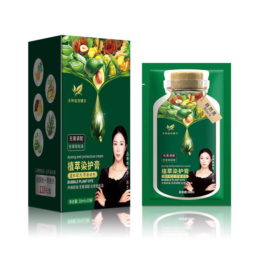 Hair Dye Cream Plantbased Plant Hair Color Shampoo Styling Products
