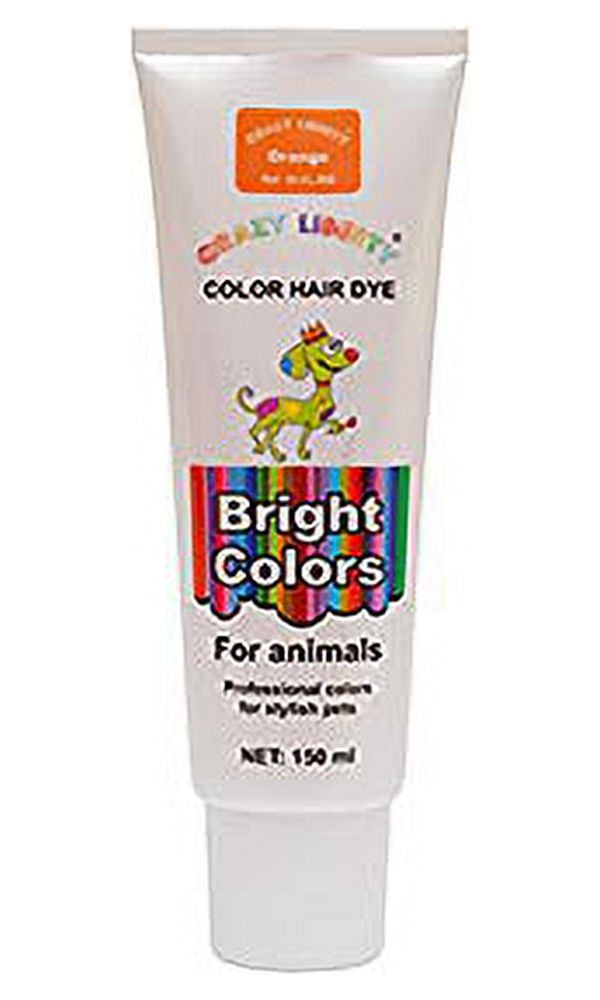 Hair Dye For Dogs And Horses (Orange), Permanent Dog Hair Dye, Last