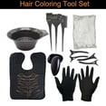 thumbnail image 1 of Hair Dyeing Tool Set, Hair Coloring Accessories, 14Pcs Disposable Shower Cap Gloves Hair Styling Kit, Reusable Salon Hair Tools for Home Use, 1 of 7