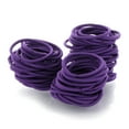 thumbnail image 1 of Hair Elastics Hair Ties, Professional Grade Ponytail Holders - 100 Pack Purple, 1 of 3