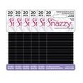 thumbnail image 1 of Hair Elastics by Snazzy | Black, Thick & Long | Value Pack, Painless 120 Count (6 Pack, 20 Ties Per Card), 1 of 5