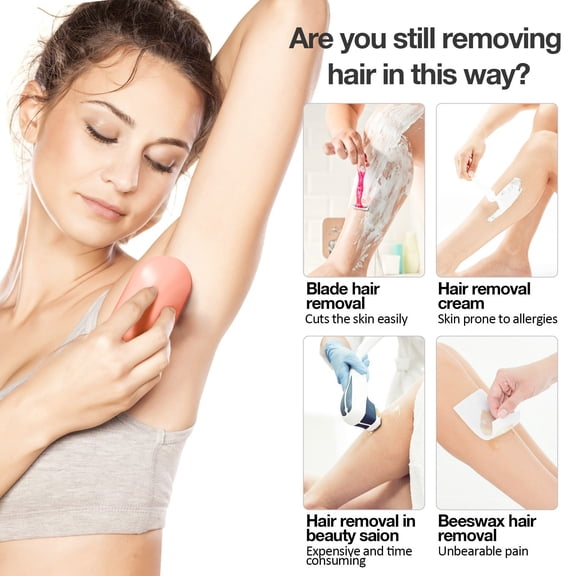 Hair Eraser Hair Remover for Men and Women Quick Easy Exfoliating Tool Reusable Washable Portable Smooth Skin Solution