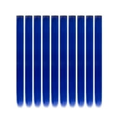 Hair Extension Clips 10pcs in Deep Blue 20 Inch Straight Hair Synthetic Fiber Hairpieces for Party