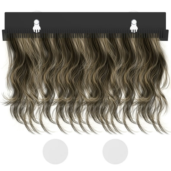 Hair Extension Hanger Metal Hair Extension Holder Rustproof Hair Extension Display Rack Efficient Hair Extension Holder Rack Braiding Hair Rack Easy to Install for Home Bathroom