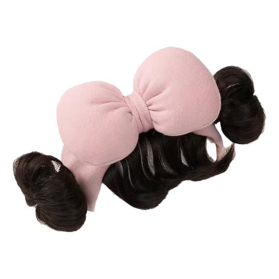 Hair Extension Headpiece Headdress Baby Wigs Hairband Headwear for Kids Infant Toddler Children Bowknot Headband Bangs