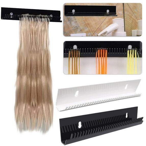 Hair Extension Holder For Styling Hair, Acrylic Hair Extension Display Hanger Tool, Portable Storage Wig Holder For Washing Coloring Blow-Drying Of Weft Hair Extensions, 1 Wig
