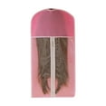 thumbnail image 1 of Hair Extension Holder & Wig Storage Bags with Hanger Dust-Proof Organizer for Hair Extensions, Wigs & Accessories (Pink), 1 of 6