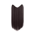 thumbnail image 1 of Hair Extension Long Straight Clip In One Piece Color Synthetic Hairpiece Lo, 1 of 9