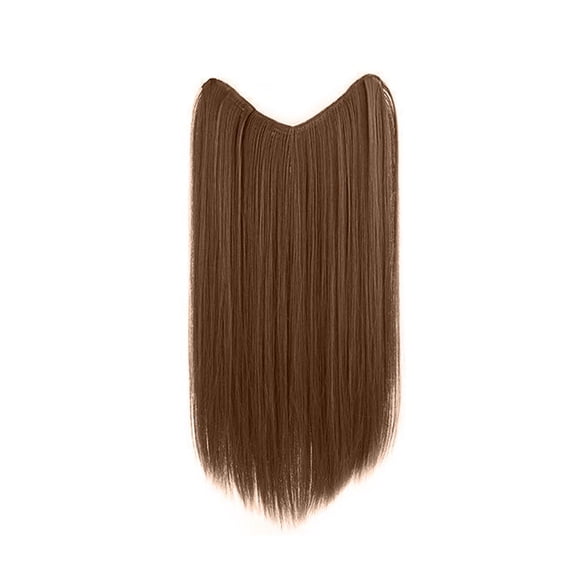 Hair Extension Long Straight Clip In One Piece Color Synthetic Hairpiece Lo