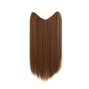 Hair Extension Long Straight Clip In One Piece Color Synthetic Hairpiece Lo