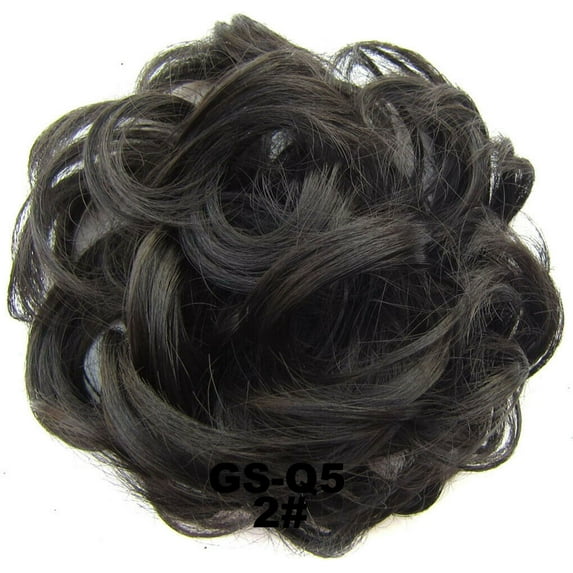 Hair Extension Wrap Messy Hair Bun Curly Heat Ponytail Hairpiece
